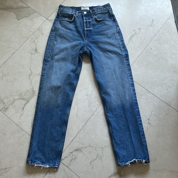 Agolde- 90’s Jean, color: Bound, size 24, like new, worn 2x & cleaned- big on me - Picture 7 of 10